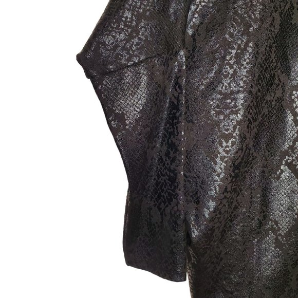 White House Black Market long sleeve snake Dolman print‎ Dolman Tunic S - Picture 3 of 9